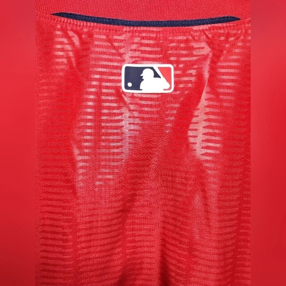 Majestic St Louis Cardinals Red On Field Half-m Zip Jacket size XL Baseball MLB - Picture 8 of 9